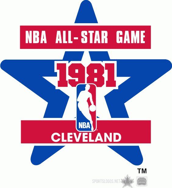 NBA All-Star Game 1980-1981 Logo vinyl decal